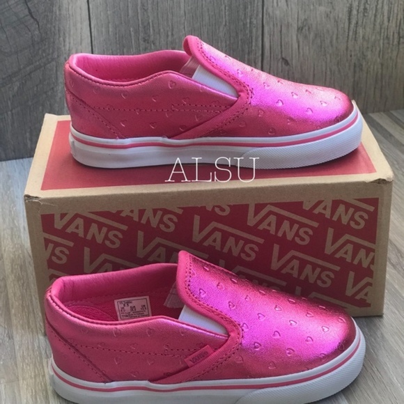 NWT VANS Classic Slip On Metallic Heats AUTHENTIC - Picture 5 of 6